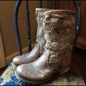 Free People Lace Boots