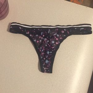 NWT VS Pink galaxy thong XS