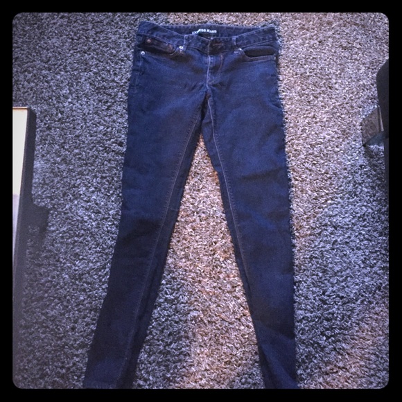 Express blue skinny jeans