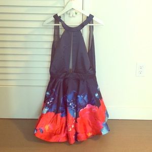 Blue flora dress/brand new/beach dress
