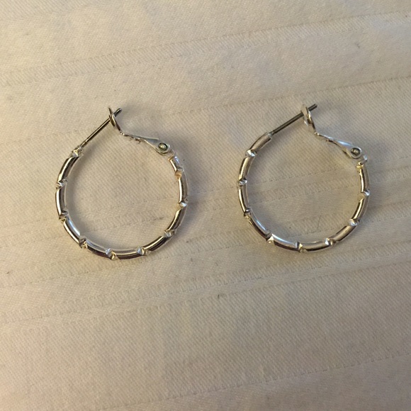 Silver earrings