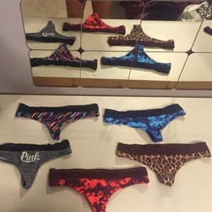 VS Pink thongs