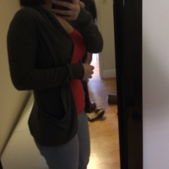 Dark grey cardigan