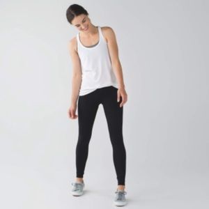 Lululemon black Wunder Under pant