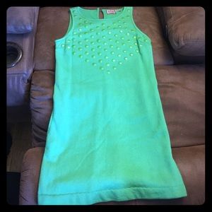 Juicy Couture Studded Green Dress Sz S