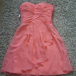 Davids bridal sweetheart neckline bridesmaid dress