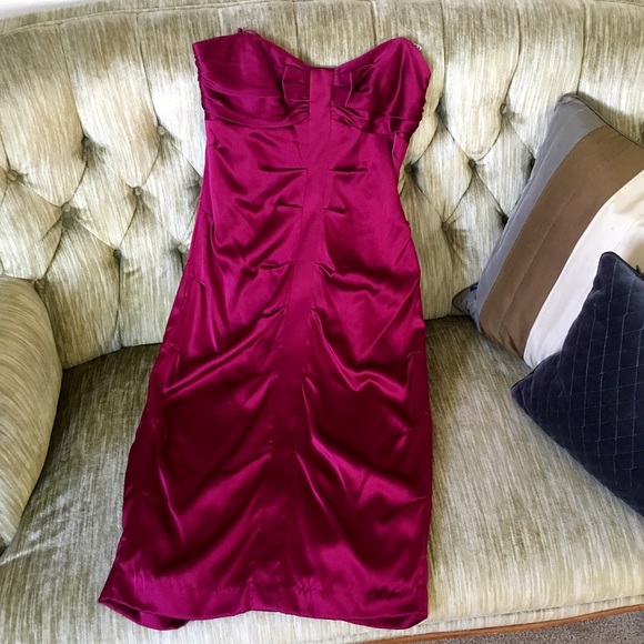 Nicole Miller Collection Strapless Cocktail Dress