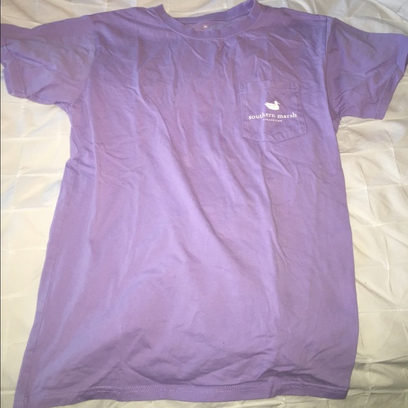 Purple southern marsh short sleeve t shirt