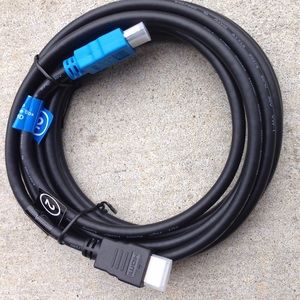 Black 10ft HDMI cable w/Ethernet