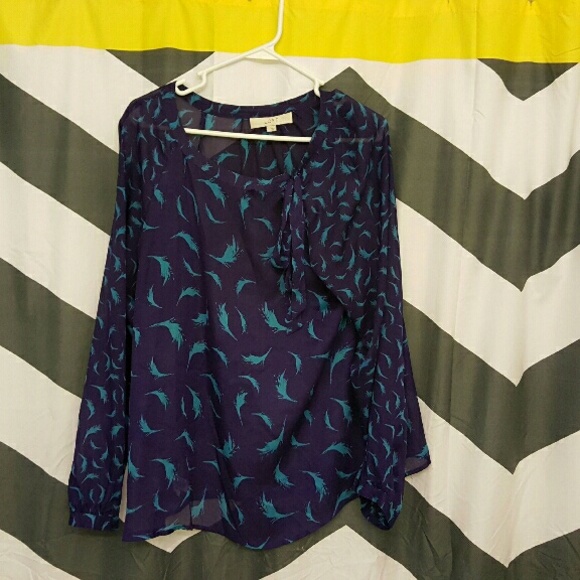 Sheer loft top
