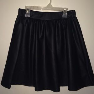 Rue21 Faux Leather Skater Skirt