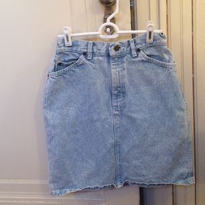Denim skirt