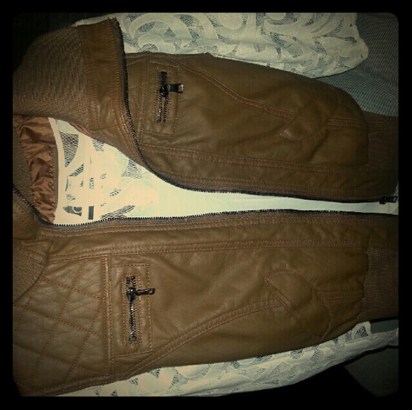 Leather vest