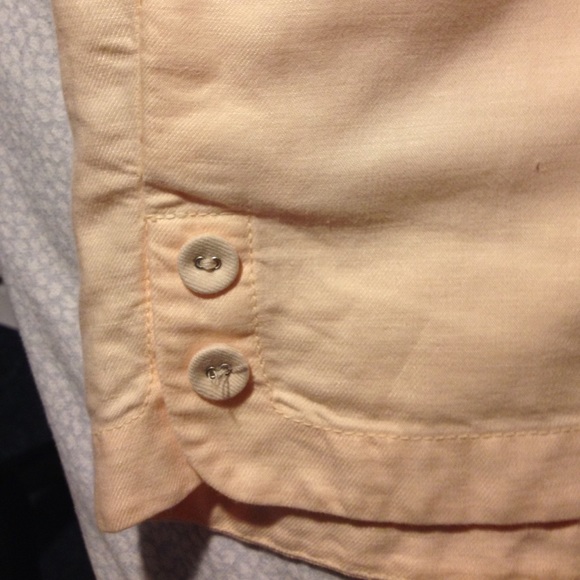 EUC JCrew soft peach linen/cotton shorts w tie sz4 - Picture 3 of 4