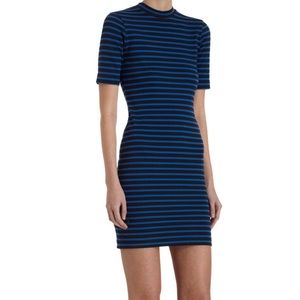 Striped mini dress from T by Alexander Wang