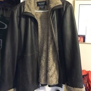 BKE leather coat