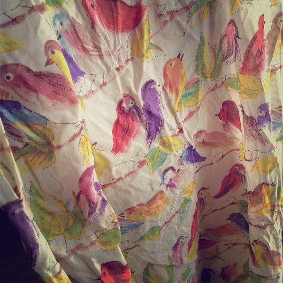Set of Bird Curtains