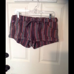 Roxy Striped Shorts
