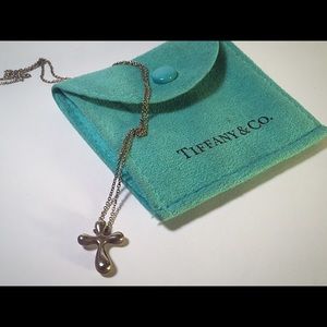 Tiffany & Co. Silver Elsa Peretti Cross Pendant