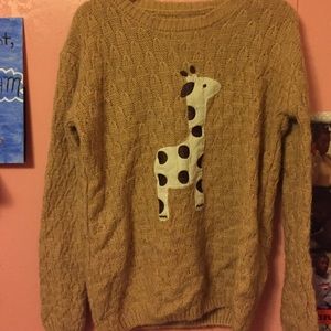 Thick giraffe sweater