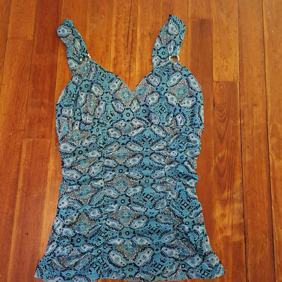 Multi colered tank top
