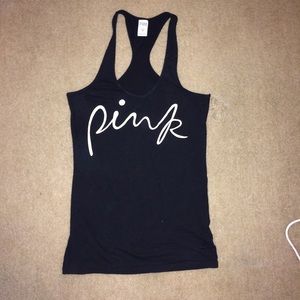 SOLD❌ VS PINK black and white tank