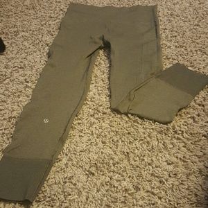 Lululemon olive colored anklecrop