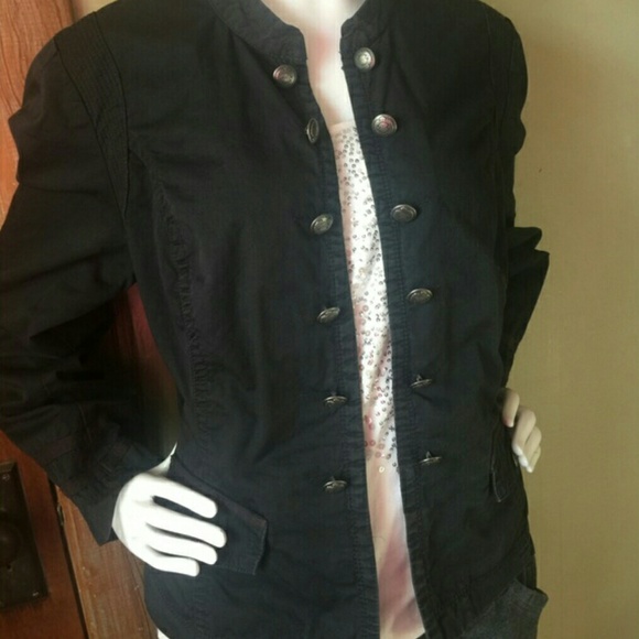 Military styled jacket.