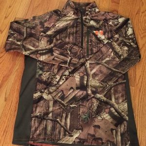 Under Armour Men's 1/4 Zip Camo Pullover