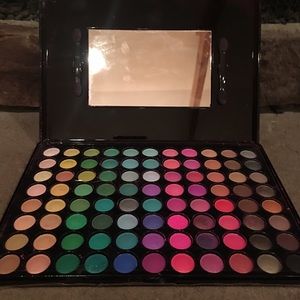 Brilliantly colored eye shadows.