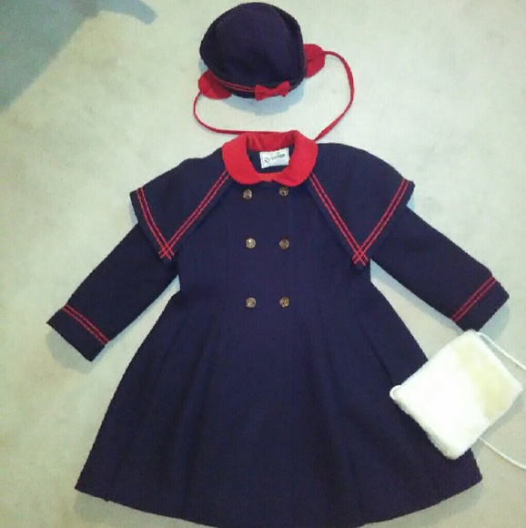 Rothschild girls winter coat and cap