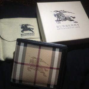 Mens Wallet Auth Burberry