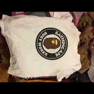 Authentic BAPE white t- shirt