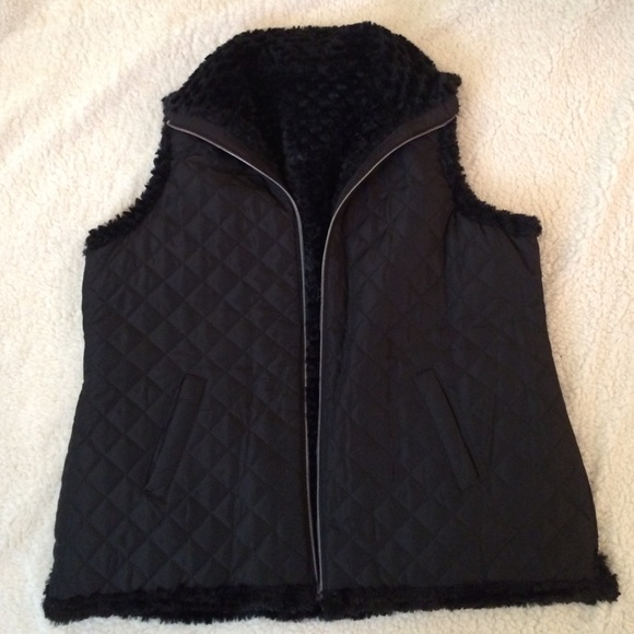 Make an offer! Kim Rogers black reversible vest!