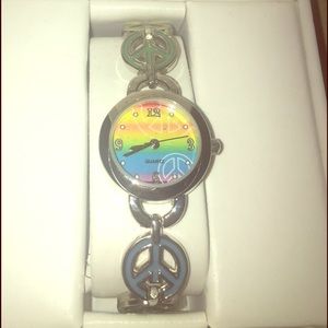 Kids peace sign watch