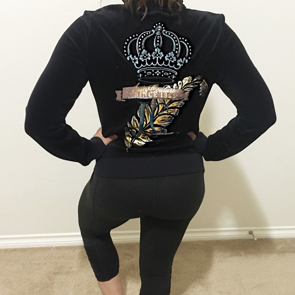 Juicy Couture Velour Zip-Up Jacket - Picture 4 of 4