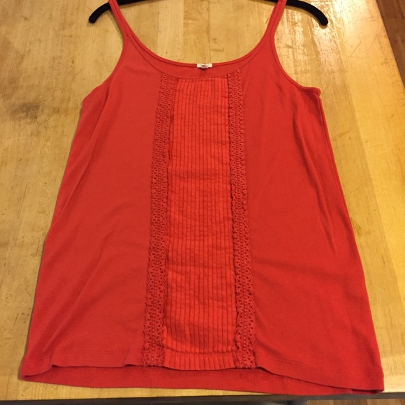 Cherry Red J Crew Tank Top XL