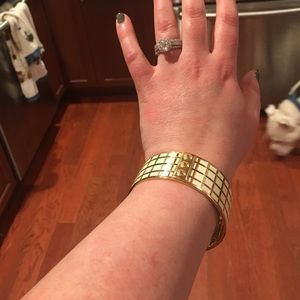 Coach plaid, tattersall bangle. Reposhing.