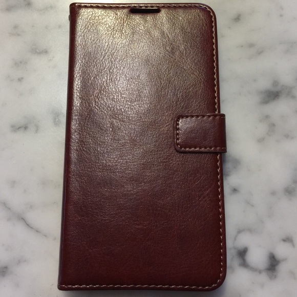Galaxy note 3 brown flip cover