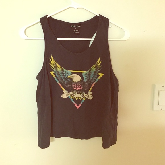 Graphic tee tank top