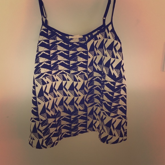 Black and white print tank top - Picture 1 of 1