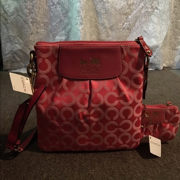 Coach crossbody & wristlet