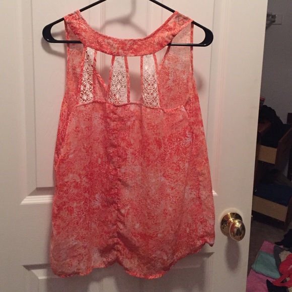 Coral Tank Top Blouse - Picture 2 of 3