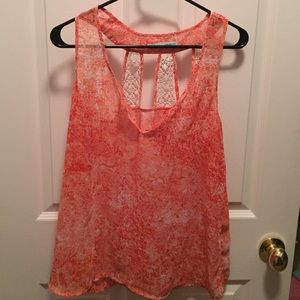 Coral Tank Top Blouse