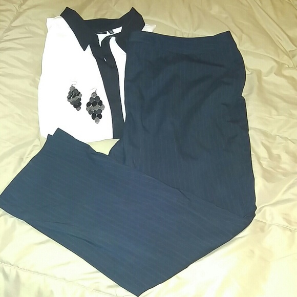 Calvin Clein Pin Striped Slacks