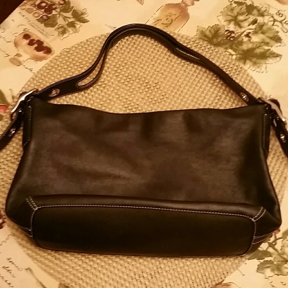 Authenticblack coach handbag.