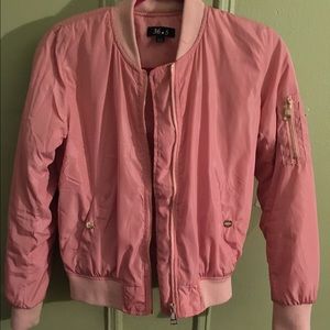 Pink Bomber Jacket