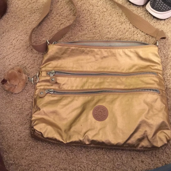 Gold Kipling bag