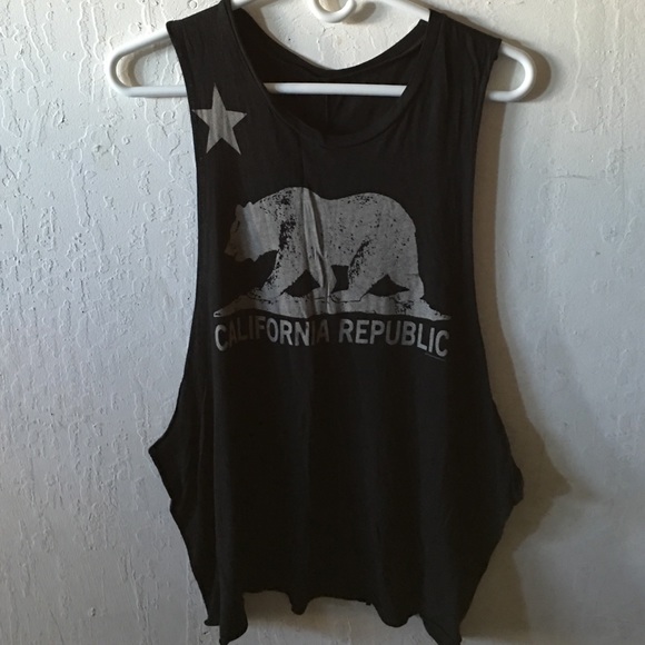 SOLD Brandy Melville CA bear muscle tank