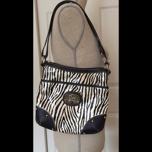 Kathy Van Zeeland Zebra Purse